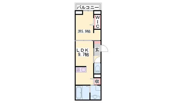 D’s町坪の物件間取画像